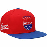 Sacramento Kings Hardwood Classics Snapback Hat Red/Royal - NBA