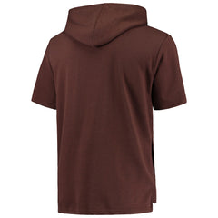 Cleveland Browns Game Day Hoodie T-Shirt Brown | Mitchell & Ness