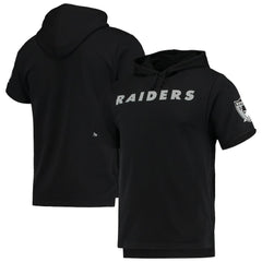Las Vegas Raiders Game Day Hoodie T-Shirt Black | Mitchell & Ness