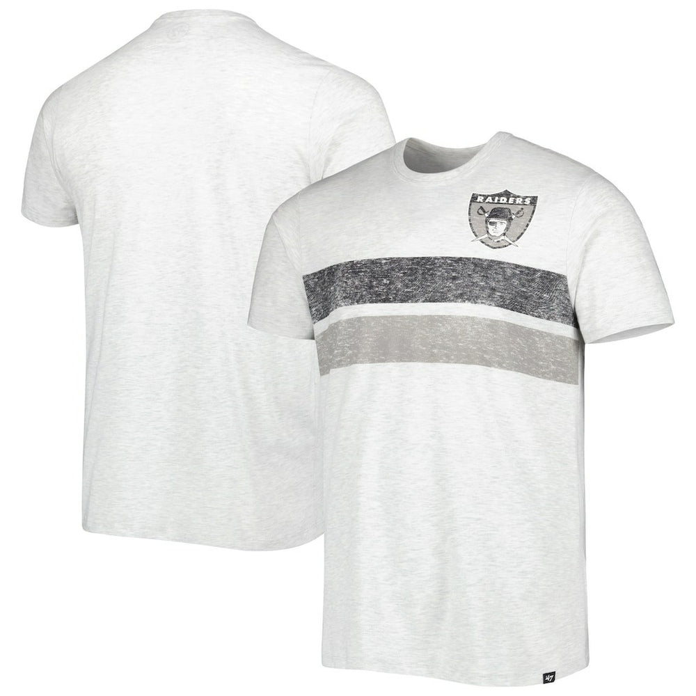 Las Vegas Raiders '47 Franklin Bars Bond T-Shirt Heathered Gray | 47 brand