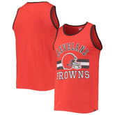 Cleveland Browns '47 Edge Super Rival Tank Top Orange | 47 brand