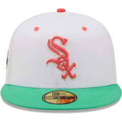 Chicago White Sox New Era Inaugural Season at Comiskey Park Watermelon Lolli 59FIFTY Fitted Hat - MLB