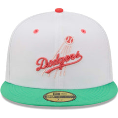 Los Angeles Dodgers New Era 50th Anniversary in Los Angeles Watermelon Lolli 59FIFTY Fitted Hat - MLB