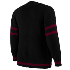 Miami Heat NBA x Keiser Clark No Caller ID Button-Up Cardigan Black/Red - NBA