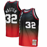 Bill Walton Portland Trail Blazers 1976/77 Hardwood Classics Fadeaway Swingman Player Jersey Red/Black - NBA