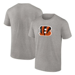 Cincinnati Bengals Primary Logo T-Shirt Heather Gray | Fanatics