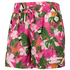 Golden State Warriors Lusso Women's Finley-Frankie Party Top & Shorts Set Pink - NBA