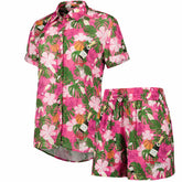 Los Angeles Lakers Lusso Women's Finley-Frankie Party Top & Shorts Set Pink - NBA