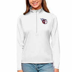 Cleveland Guardians Antigua Women's Tribute Quarter-Zip Pullover Top - MLB
