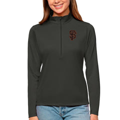 San Francisco Giants Antigua Women's Tribute Quarter-Zip Pullover Top - MLB
