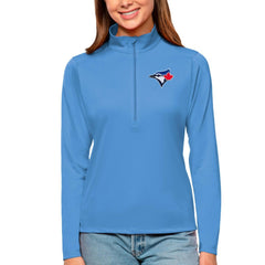 Toronto Blue Jays Antigua Women's Tribute Quarter-Zip Pullover Top - MLB