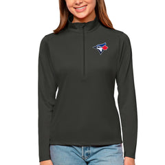 Toronto Blue Jays Antigua Women's Tribute Quarter-Zip Pullover Top - MLB