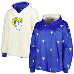 Los Angeles Rams FOCO Repeat Print Reversible Hoodeez | NFL