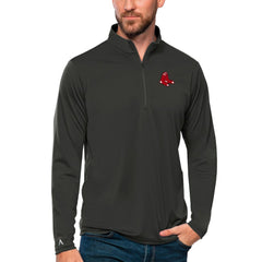 Boston Red Sox Antigua Tribute Quarter-Zip Pullover Top - MLB