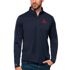 Boston Red Sox Antigua Tribute Quarter-Zip Pullover Top - MLB