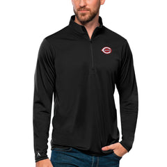 Cincinnati Reds Antigua Tribute Quarter-Zip Pullover Top - MLB