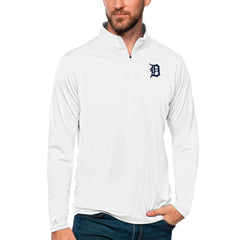 Detroit Tigers Antigua Tribute Quarter-Zip Pullover Top - MLB