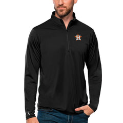 Houston Astros Antigua Tribute Quarter-Zip Pullover Top - MLB