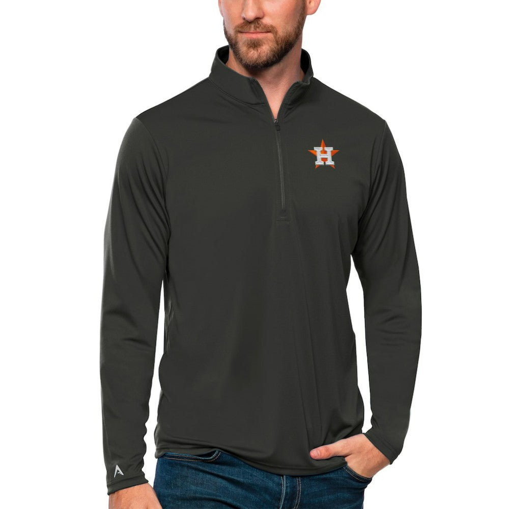 Houston Astros Antigua Tribute Quarter-Zip Pullover Top - MLB