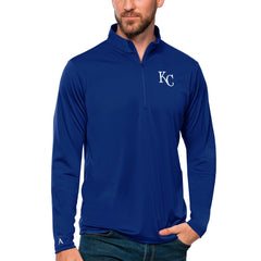 Kansas City Royals Antigua Tribute Quarter-Zip Pullover Top - MLB