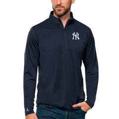 New York Yankees Antigua Tribute Quarter-Zip Pullover Top - MLB