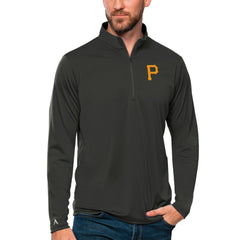 Pittsburgh Pirates Antigua Tribute Quarter-Zip Pullover Top - MLB
