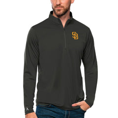 San Diego Padres Antigua Tribute Quarter-Zip Pullover Top - MLB