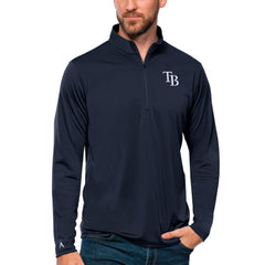 Tampa Bay Rays Antigua Tribute Quarter-Zip Pullover Top - MLB