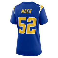Khalil Mack Los Angeles Chargers Women's Alternate Game Jersey Royal | Nike for Sale