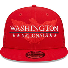 Washington Nationals New Era Patriot Trucker 9FIFTY Snapback Hat - MLB