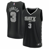 Keldon Johnson San Antonio Spurs Fast Break Replica Player Jersey Statement Edition Black - NBA