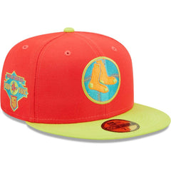 Boston Red Sox New Era Lava Highlighter Combo 59FIFTY Fitted Hat - MLB