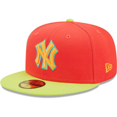 New York Yankees New Era Lava Highlighter Combo 59FIFTY Fitted Hat - MLB