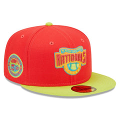 Washington Nationals New Era 2008 Inaugural Season Lava Highlighter Combo 59FIFTY Fitted Hat - MLB