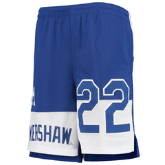 Clayton Kershaw Los Angeles Dodgers Youth Pandemonium Name & Number Shorts - MLB
