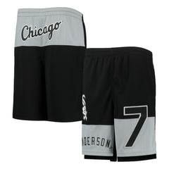 Tim Anderson Chicago White Sox Youth Pandemonium Name & Number Shorts - MLB