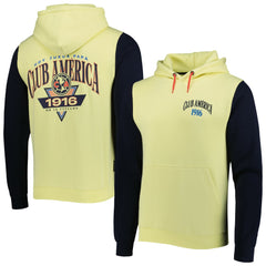 Club America Retro Raglan Pullover Hoodie Yellow - FIFA World CUP