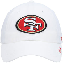 San Francisco 49ers '47 Women's Miata Logo Clean Up Adjustable Hat White | 47 brand