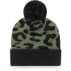 Tampa Bay Buccaneers '47 Women's Bagheera Cuffed Knit Hat with Pom Green/Black | 47 brand