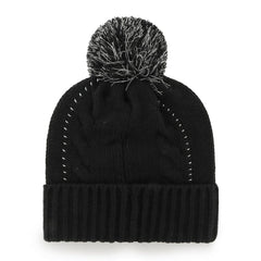 New Orleans Saints '47 Women's Bauble Cuffed Knit Hat with Pom Black | 47 brand