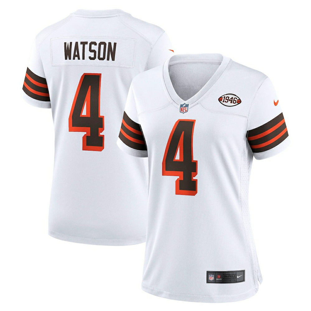 Deshaun Watson Cleveland Browns Women's Player Jersey White | Nike for Sale