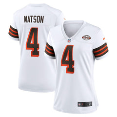 Deshaun Watson Cleveland Browns Women's Player Jersey White | Nike for Sale