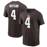 Deshaun Watson Cleveland Browns Player Name & Number T-Shirt Brown | Nike for Sale