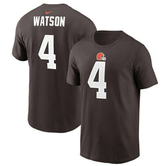 Deshaun Watson Cleveland Browns Player Name & Number T-Shirt Brown | Nike for Sale