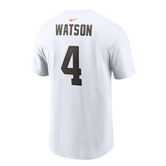 Deshaun Watson Cleveland Browns Player Name & Number T-Shirt White | Nike for Sale