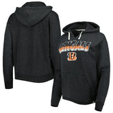 Cincinnati Bengals '47 Women's Color Rise Kennedy Pullover Hoodie Black | 47 brand