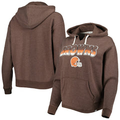 Cleveland Browns '47 Women's Color Rise Kennedy Pullover Hoodie Brown | 47 brand