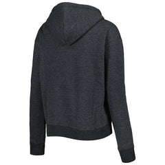 Las Vegas Raiders '47 Women's Color Rise Kennedy Notch Neck Pullover Hoodie Black | 47 brand