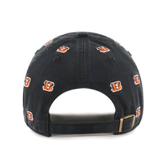 Cincinnati Bengals '47 Women's Confetti Clean Up Adjustable Hat Black | 47 brand