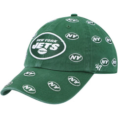 New York Jets '47 Women's Confetti Clean Up Adjustable Hat Green | 47 brand